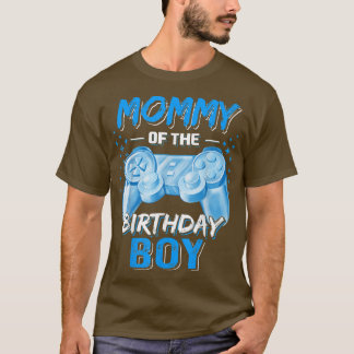 T-shirt Mommy of the Birthday Boy Matching Video Jeu Birt