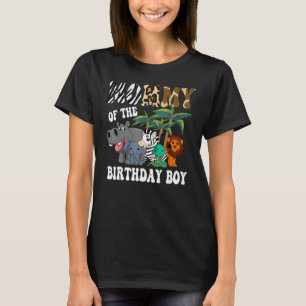 T-shirt Mommy of the Birthday Boy Zoo Anniversaire Safari
