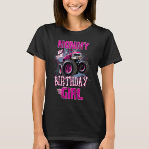 T-shirt Mommy of the Birthday Girl Monster Truck Mama 1st