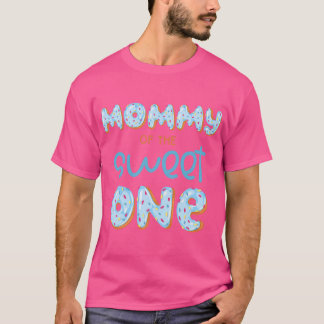 T-shirt Mommy of the Sweet One Donut Boy 1er Anniversaire