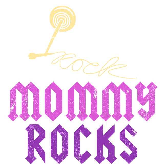 T-shirt Mommy Rocks - Cadeau Pour Maman (Créateur téléchargé)