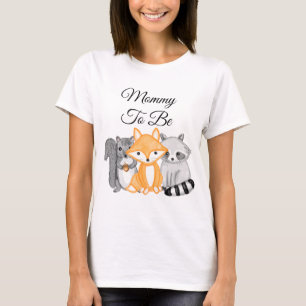 T-shirt Mommy to be Woodland Creats
