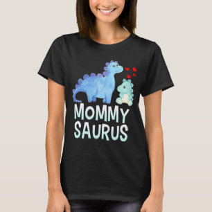 T-shirt Mommysaurus Dinosaur Baby shower Pour Maman
