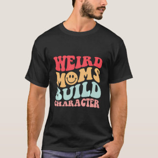 T-shirt Moms bizarre Construire Caractère Rétro Aesthétiqu