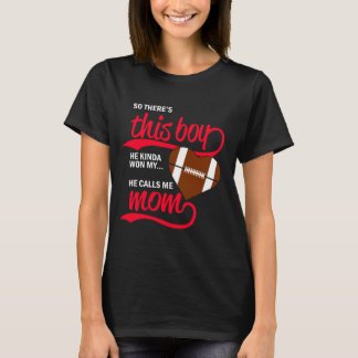 T-shirt Moms de football
