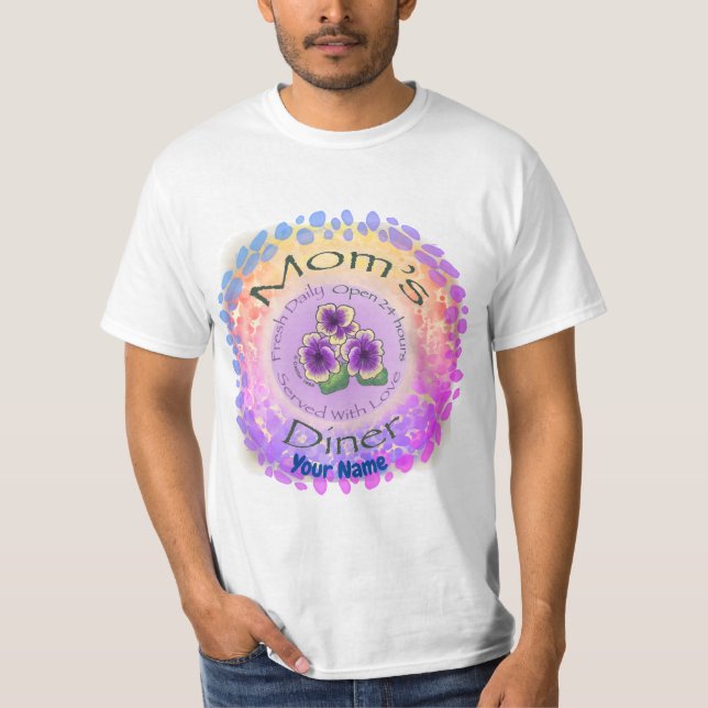 T-shirt Moms Diner sur mesure (Devant)