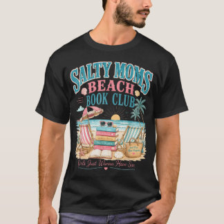T-shirt Moms Salées Livre de Plage Lecture de Plage Littér