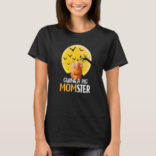 T-shirt Momster De Cochon De Guinée Pour Halloween Et Coch