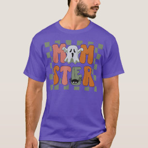 T-shirt Momster Groovy Halloween Spooky Drôle Monstre Boo