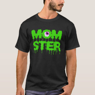 T-shirt Momster mignonne femmes maman Halloween