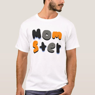 T-shirt Momster Super bulle Lettres