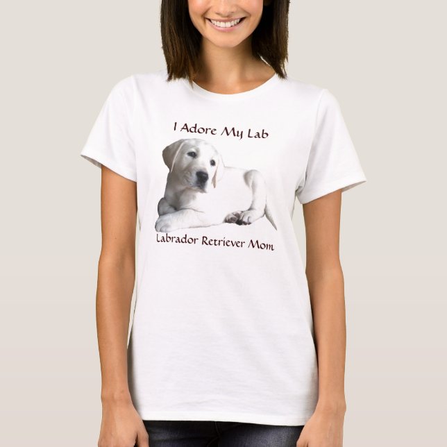 T-shirt MomT-Chemise de labrador retriever (Devant)