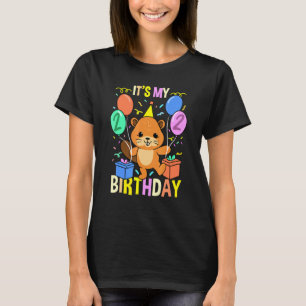 T-shirt Mon 2e castor d'anniversaire