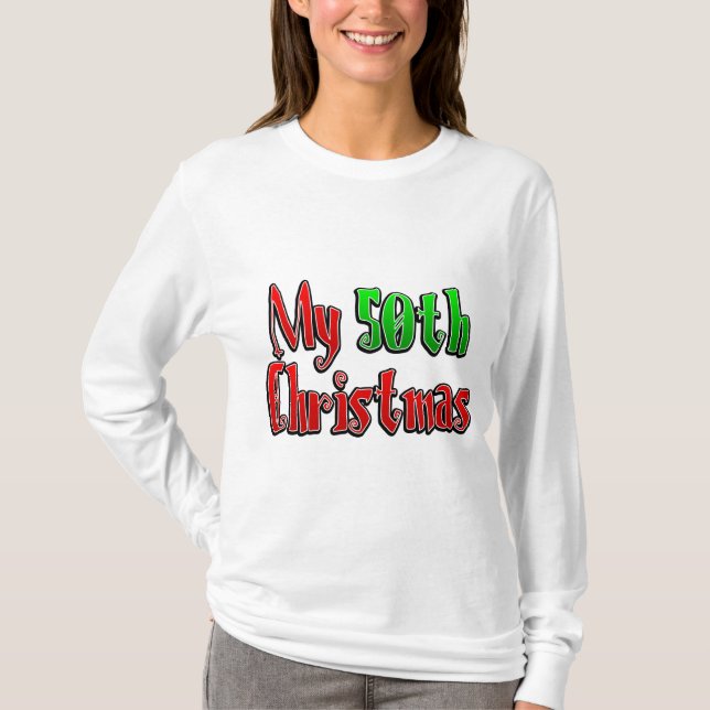T-shirt Mon 50e Noël (Devant)