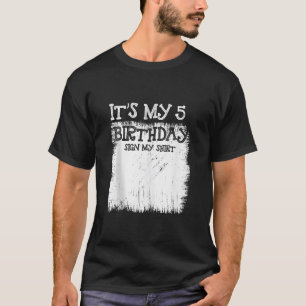 T-shirt Mon 5e anniversaire Signe C'est mon Anniversaire d