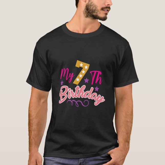 T-shirt Mon 7e anniversaire (Devant)