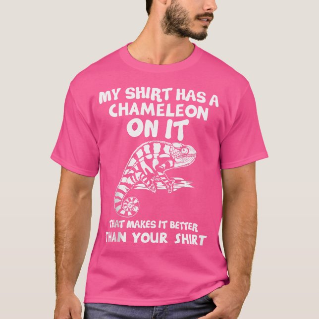 T-shirt Mon a Chameleon Funny Reptile Lover (Devant)