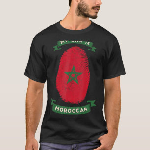 T-shirt Mon Adn Est Marocain