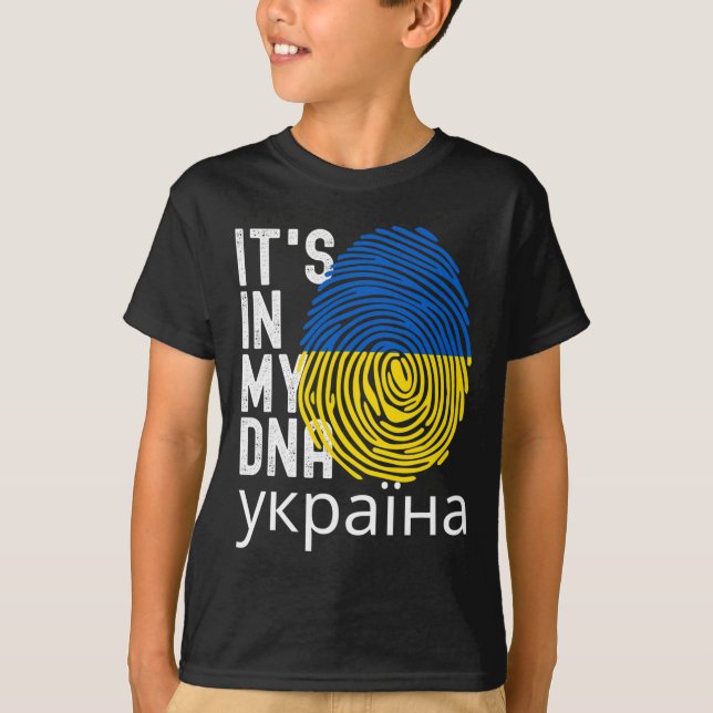 T-shirt Mon Adn Ukraine fête de l'Indépendance (Devant)