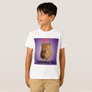 T-shirt Mon adorable chat