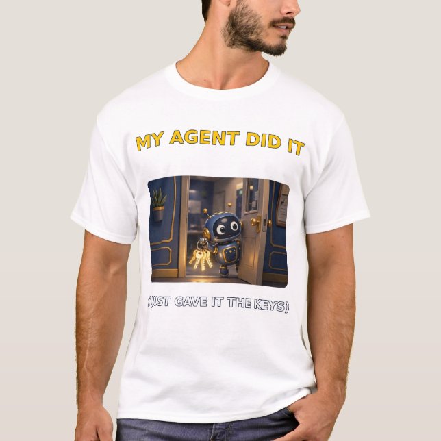 T-shirt 'Mon agent a fait ça' (Devant)
