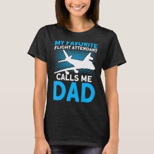 T-shirt Mon Agent De Vol Préféré M'Appelle Un Vol Papa