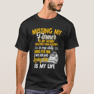 T-shirt Mon Agriculteur Manquant Est Mon Hobby Le Rendant
