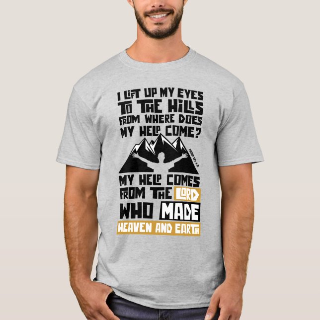 T-shirt Mon aide vient du Seigneur (Devant)