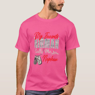 T-shirt Mon Airman Préféré M'Appelle Nephew Fière Air Forc