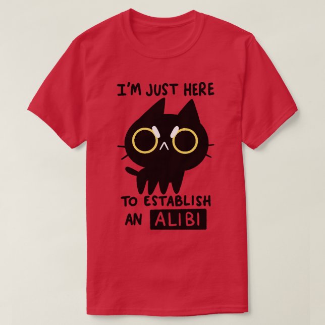 T-shirt Mon Alibi (Design devant)