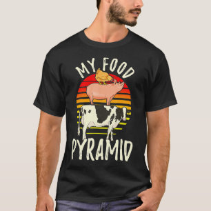 T-shirt Mon alimentation Pyramide Viande Mater Carnivore D