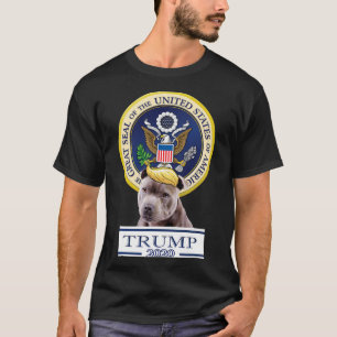 T-shirt Mon American Staffordshire Terrier pour Trump