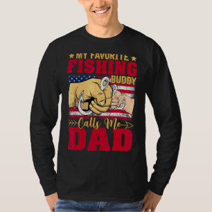 T-shirt Mon ami de pêche préféré m'appelle papa père's Da