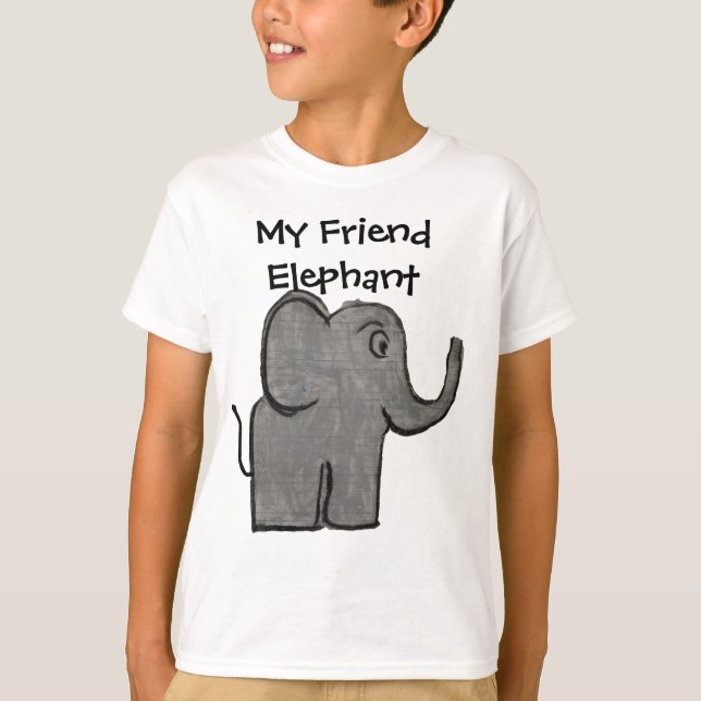 T-shirt Mon ami Elephant (Devant)