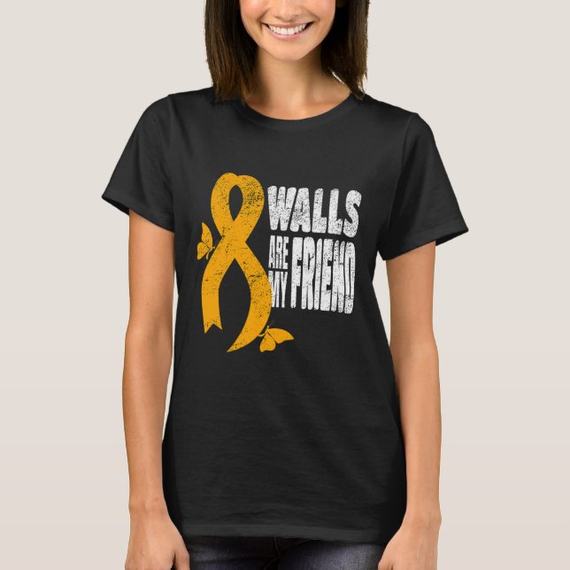 T-shirt Mon Ami Est-Il Amusant Ms Multiple Sclerosis Walki (Devant)