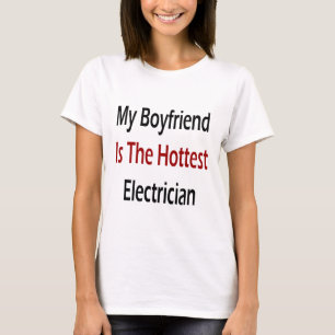 T-shirt Mon ami est l'électricien le plus chaud