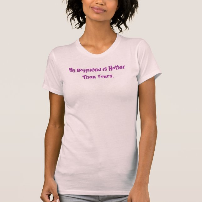 T-shirt Mon ami est plus chaud que le vôtre (Devant)