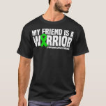T-shirt Mon ami est un guerrier Sensibilisation au cancer<br><div class="desc">Mon ami est un guerrier Sensibilisation au cancer du lymphome .lol, cool, drôle, lol surprise, rétro, animal, animaux, Noël, mignon, poupée, poupées, poupées lol, poupée lol, personnages de poupée lol, anniversaire de lol surprise, maman de lol surprise, fête de lol surprise, sucette, film, musique, arc-en-ciel, vintage, adorable, agriculture, nous tous,...</div>
