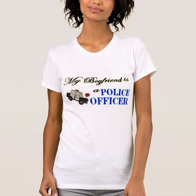 T-shirt Mon ami est un policier (Devant)