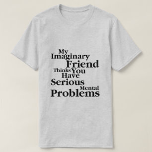 T-shirt mon ami imaginaire
