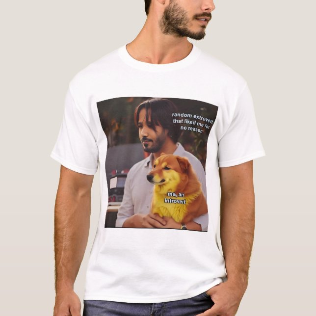 T-shirt Mon ami introverti (Devant)