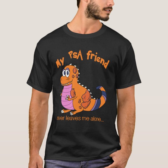 T-shirt Mon ami PSA avec Patch Le Psoriasis Arthrite C (Devant)