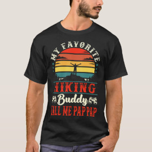 T-shirt Mon ami Randonnée préféré APPELLE MOI PAP PAP PAP