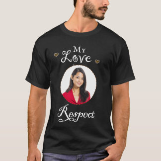 T-shirt Mon amour ami photo respect Personnaliser