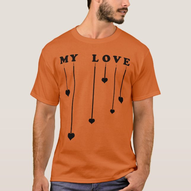 T-shirt Mon amour Amour (Devant)