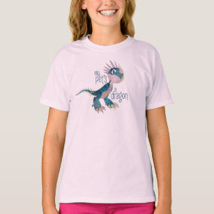 T-shirt Mon animal de compagnie est un dragon