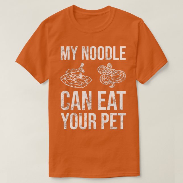 T-shirt Mon Animal De Compagnie Peut Manger Votre Amoureux (Design devant)