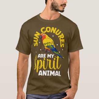 T-shirt Mon animal d'esprit est Sun Conure