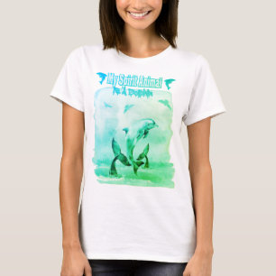 T-shirt Mon animal spirituel est un dauphin