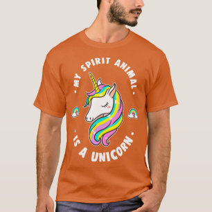 T-shirt Mon animal spirituel est une licorne